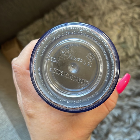 Red Glitter Starbucks Hot To Go Cup 16oz - Picture 5 of 5